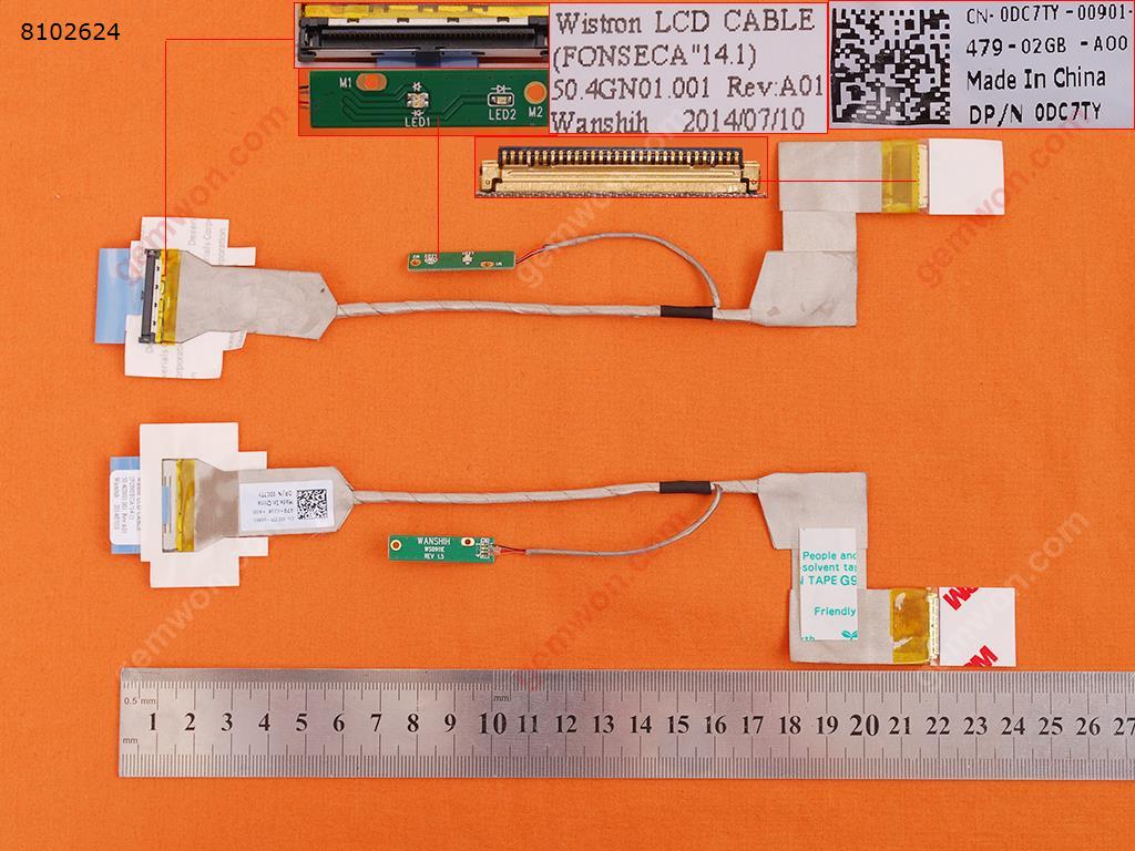 Picture of New LCD Display Screen Cable Replacement  For DELL Latitude E5410 DC7TY