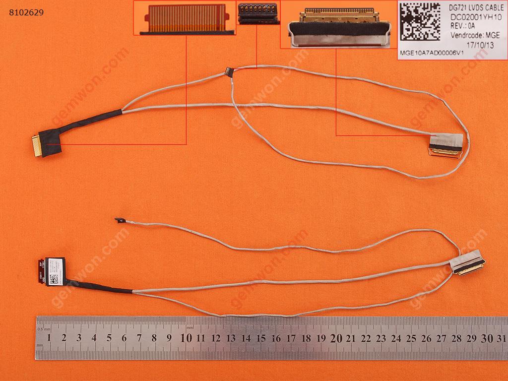Picture of New LCD Display Screen Cable Replacement  For LENOVO 320-17IKB 320-17ISK 320-15 DG721,ORG