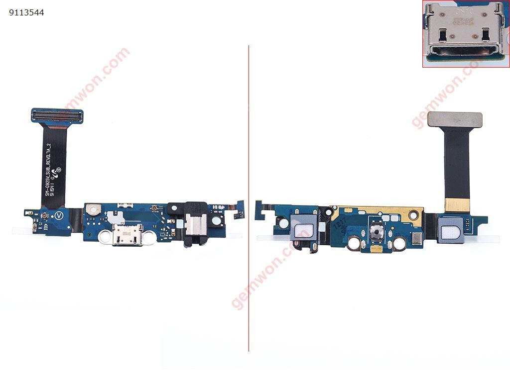 Picture of Charging Dock Port Connector with Flex Cable for Samsung Galaxy G925V（pulled）