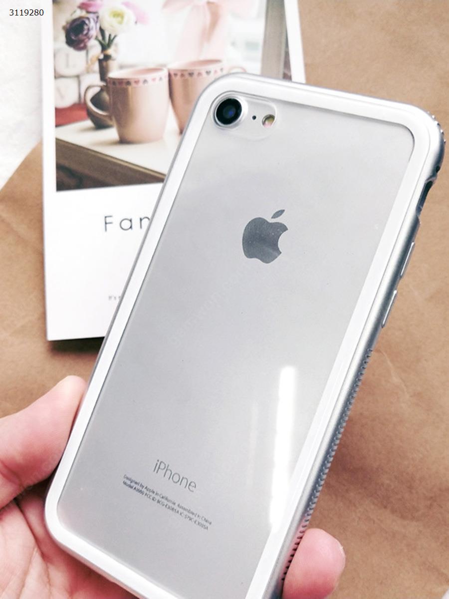 Picture of iphoneX Glass magnetic shell，Non-slip drop，Silver