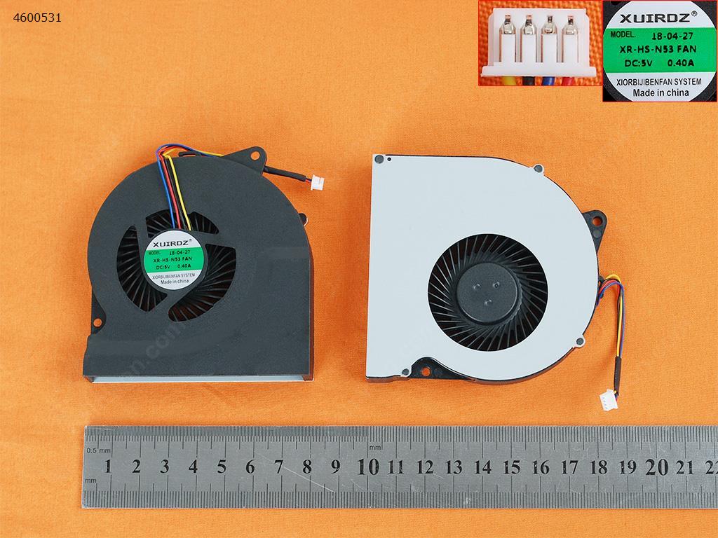 Picture of New Replacement CPU Cooling Fan For ASUS N53JF N73JN(OEM) KSB06106HB      KSB06105HB Layout