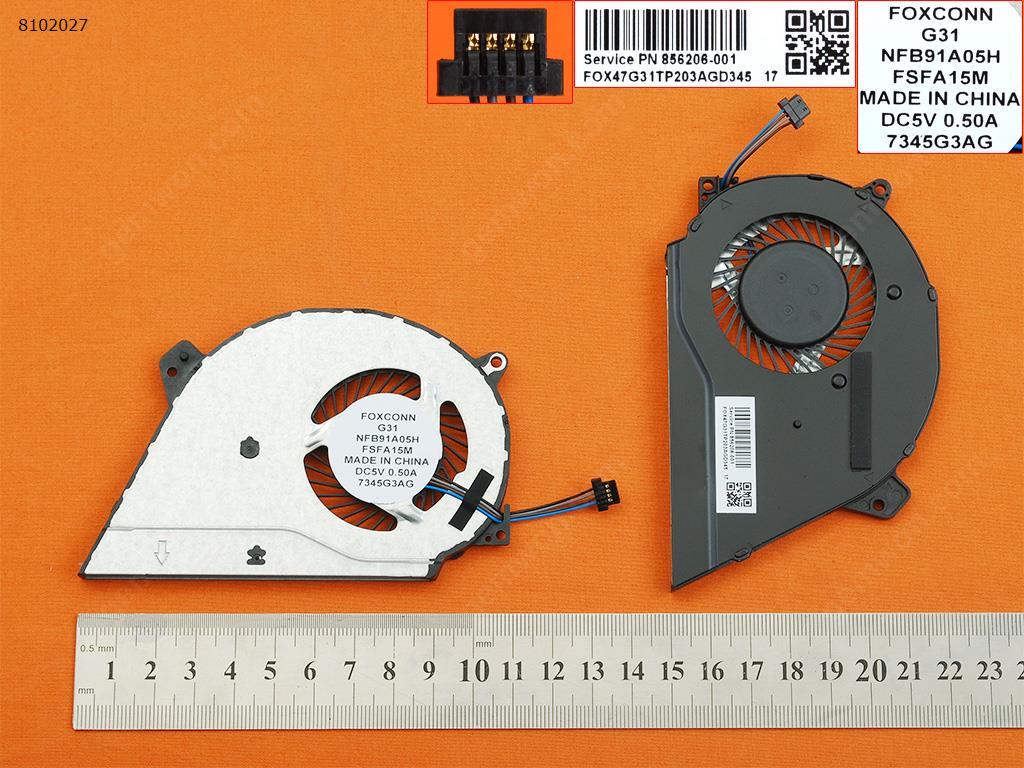 Picture of New Replacement CPU Cooling Fan For HP Pavilion 14-AL 14-AL125TX 14-AL100 Series(Original) NS85B00-16D11   DFS200405AM0T    FSFA15M  856206-001    NFB91A05H Layout