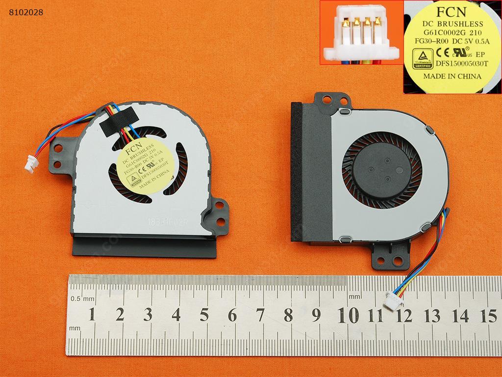 Picture of New Replacement CPU Cooling Fan For Toshiba Satellite R50-B(Original) DFS150005030T     FG30-R00    180606F02R Layout