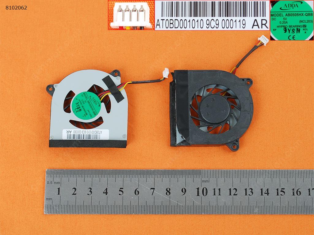 Picture of New Replacement CPU Cooling Fan For Gateway ACER N214 fan AB0505HX-QBB (NCL203)Original AB0505HX-QBB Layout