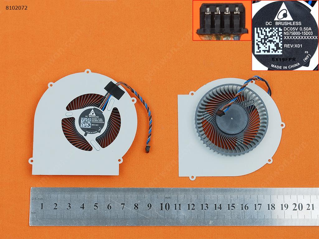 Picture of New Replacement CPU Cooling Fan For HP ProBook 650 G2 630 G3(Original，Version 1） NS75B00-15D03 840734-001 Layout
