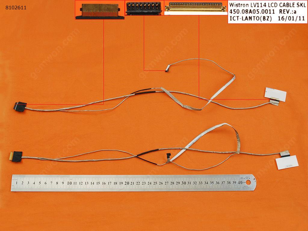 Picture of New LCD Display Screen Cable Replacement  For LENOVO V110-14 V110-14isk LV114