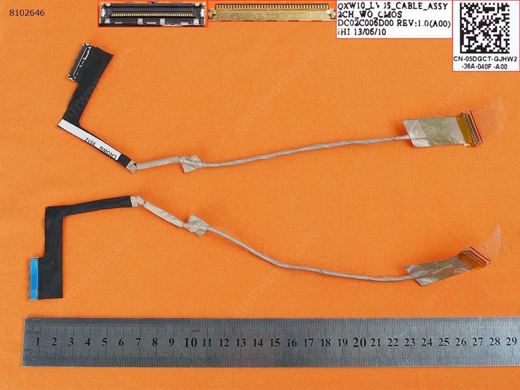 Picture of New LCD Display Screen Cable Replacement  For DELL LATITUDE E5530 5530（95%new，without camera connector）,ORG