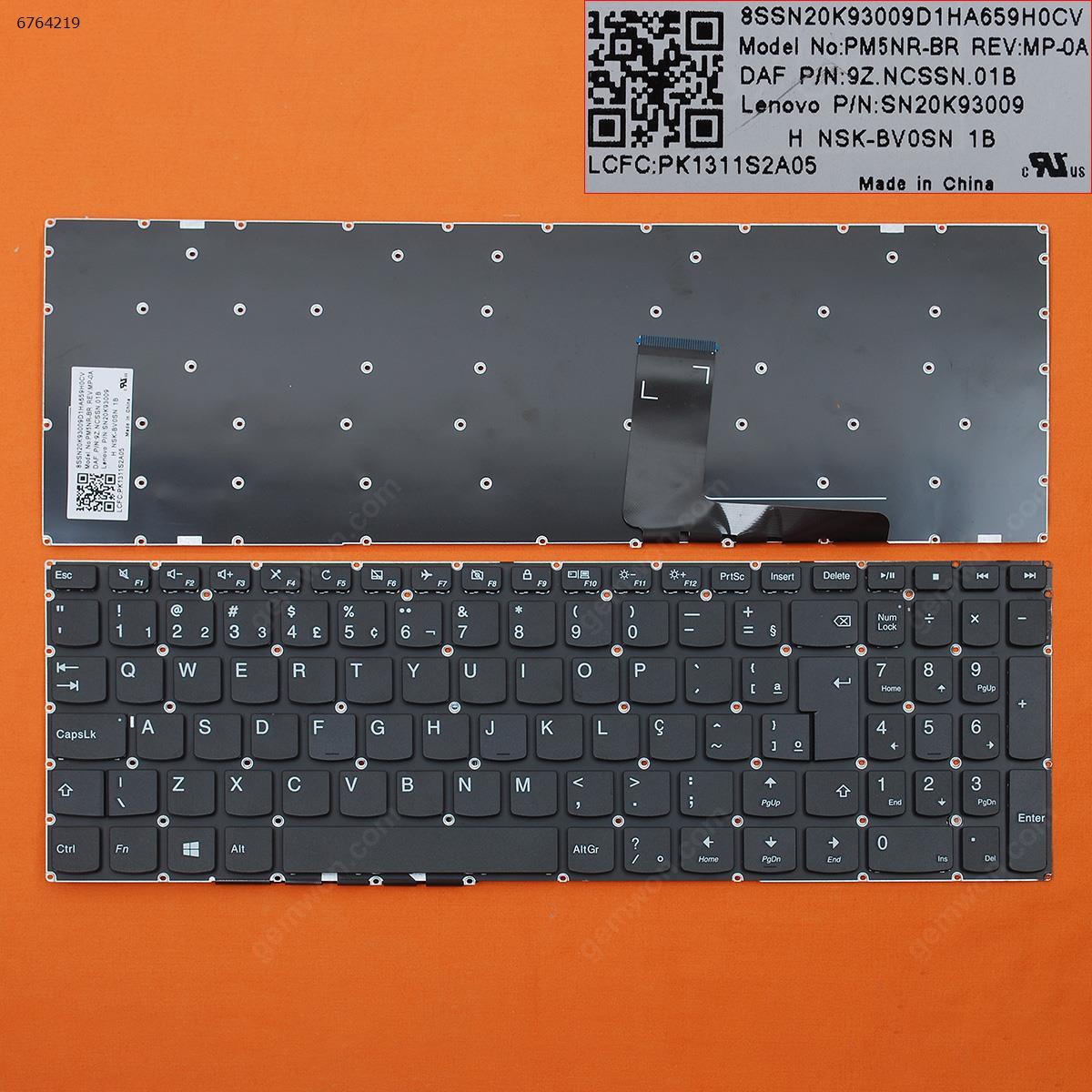 Picture of New Replacement Laptop Keyboard For LENOVO Ideapad 310-15 BLACK win8(Without FRAME) BR Layout