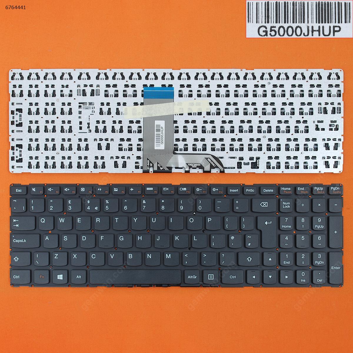 Picture of New Replacement Laptop Keyboard For Lenovo IdeaPad yoga 700-15ISK BLACK win8 (Without FRAME) Uk Layout