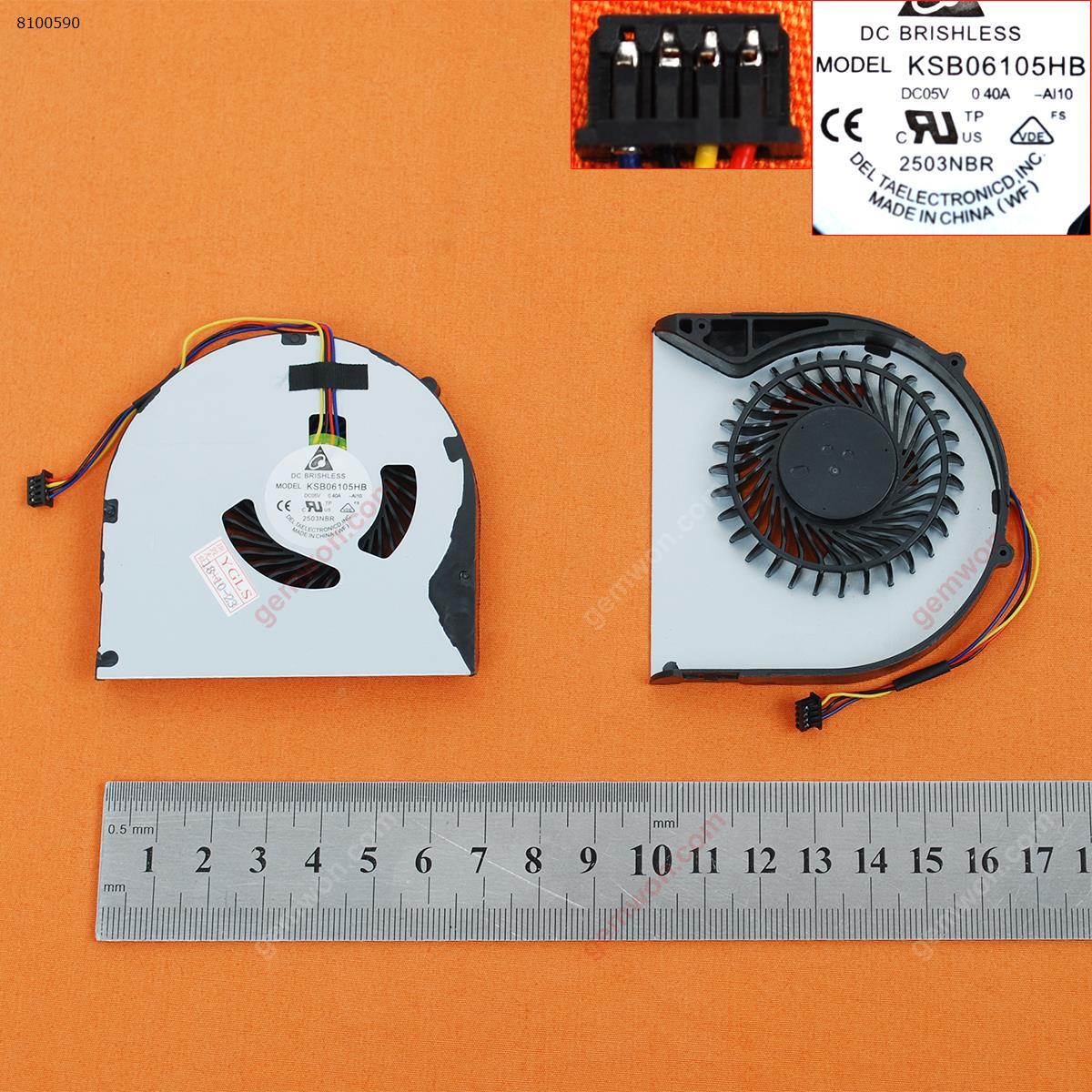 Picture of New Replacement CPU Cooling Fan For LENOVO B480 B480A B485-B490 B590 M490 M495 E49(Original) KSB06105HB -BJ49     KSB06105HB -AI10 Layout