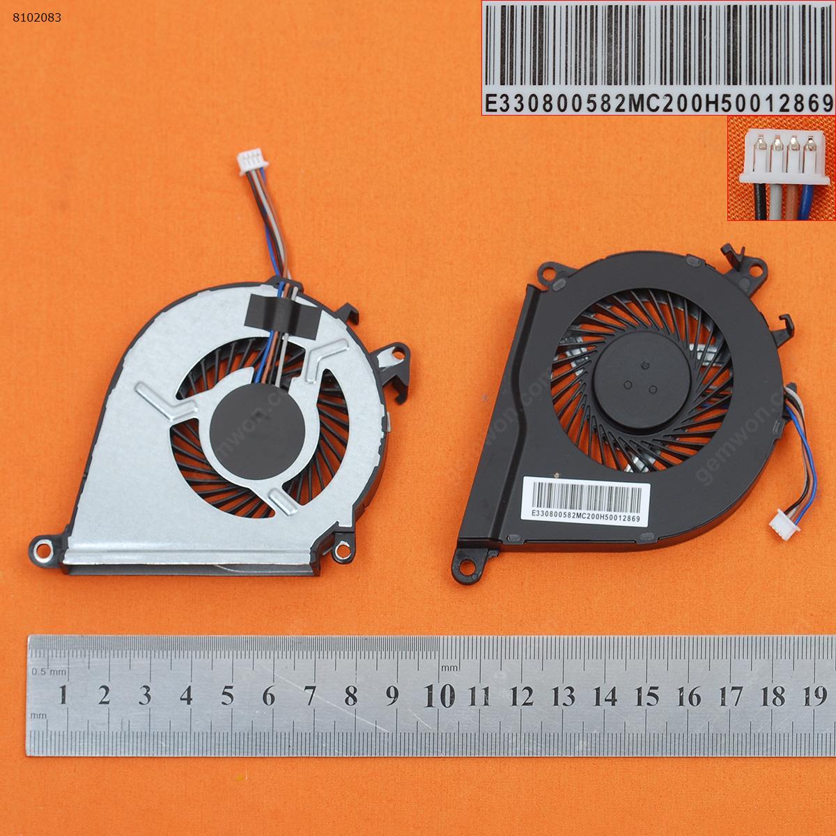 New Replacement CPU Cooling Fan For HP 15-AX033DX 15-AX043DX 15-AX103TX 15-AX200 Series TPN-Q173 15-BC013TX BC015TX BC011TX BC024TX(High copy) E330800582MC200H50012869    858970-001 Layout的图片
