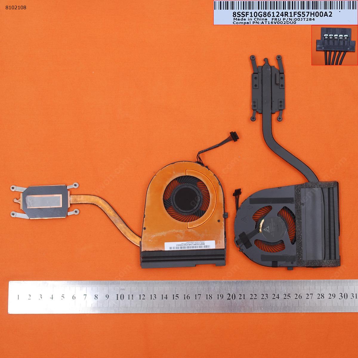 Picture of New Replacement CPU Cooling Fan For Lenovo Thinkpad Yoga 15(Integrated graphics,Heatsink ) 00JT284    KDB0705HCA06   AT16V002DU0 Layout