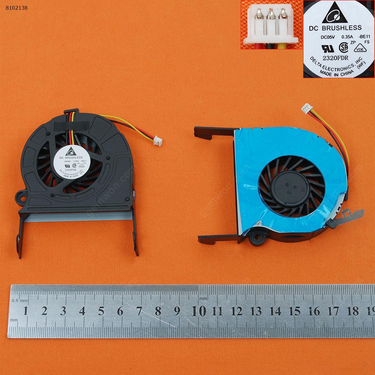 Picture of New Replacement CPU Cooling Fan For Toshiba Satellite L730 L735 L750(version 1,OEM) BRUSHLESS-BE11 Layout