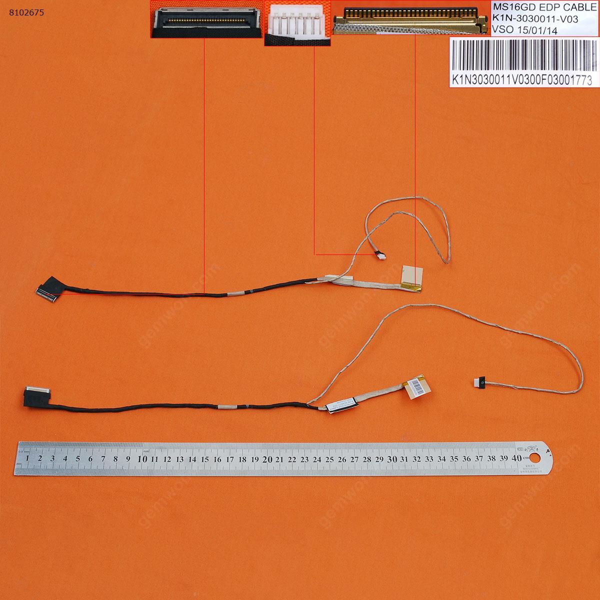 Picture of New LCD Display Screen Cable Replacement  For MSI GP60 CX61 MS16GD MS-16GH,ORG