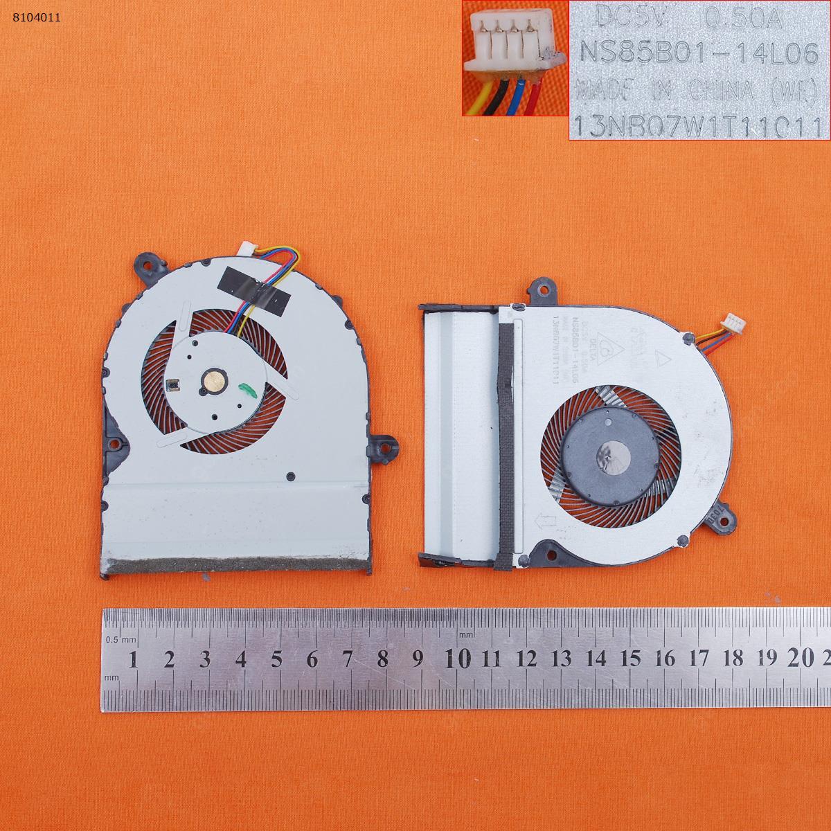 Picture of New Replacement CPU Cooling Fan For ASUS A401L A401LB5200 K401LB5200 K401LB(Original,95% New) NSB5B01-14L06    13NB07W1T11C11 Layout