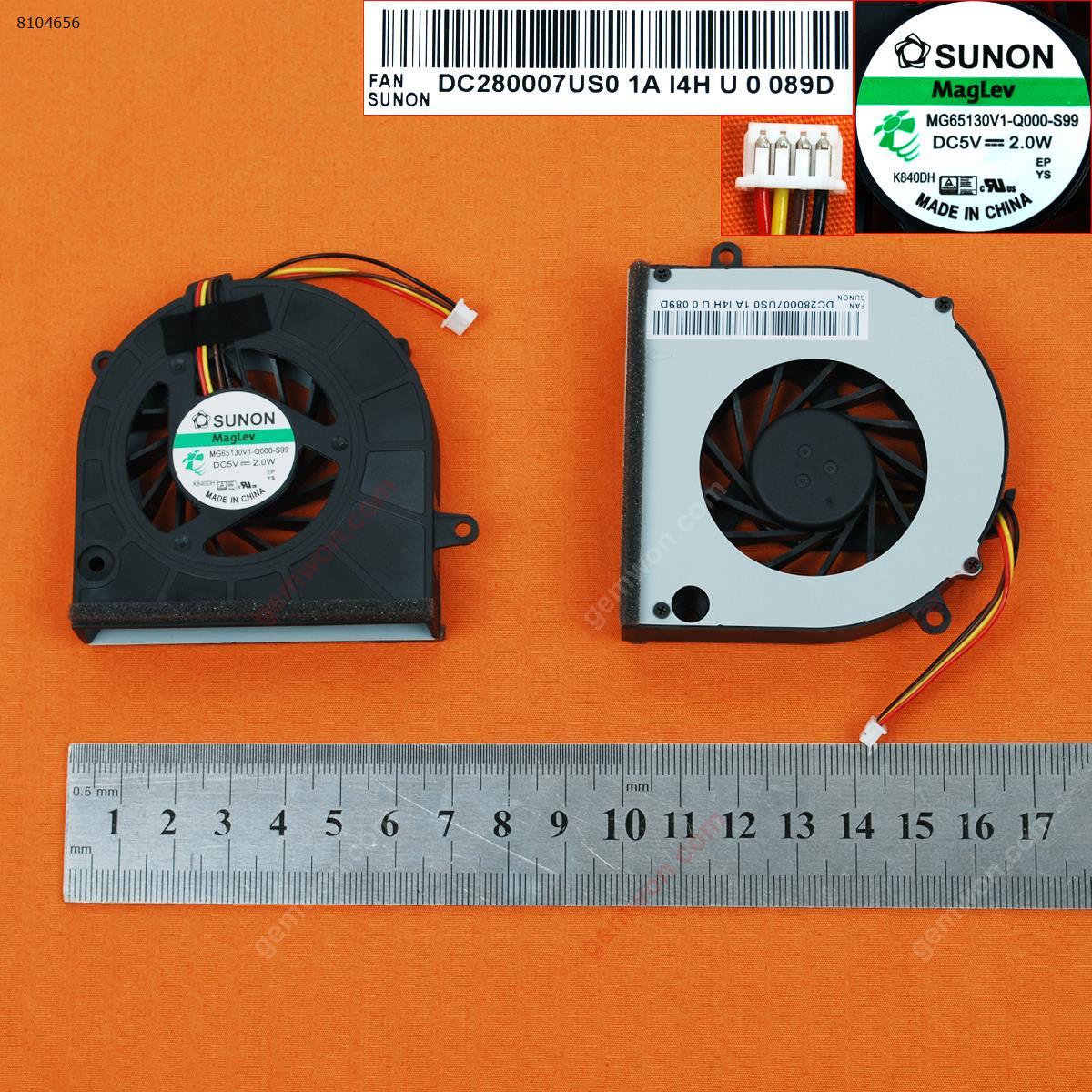 Picture of New Replacement CPU Cooling Fan For LENOVO G460 G560(Original) AB7205HX-GC1 MG65130V1-Q000-S99 UDQFRZH08CCM XSF-AB158659HS05BG460 AB06505HX12DB00    DC280007USO     NFB65B05H Layout