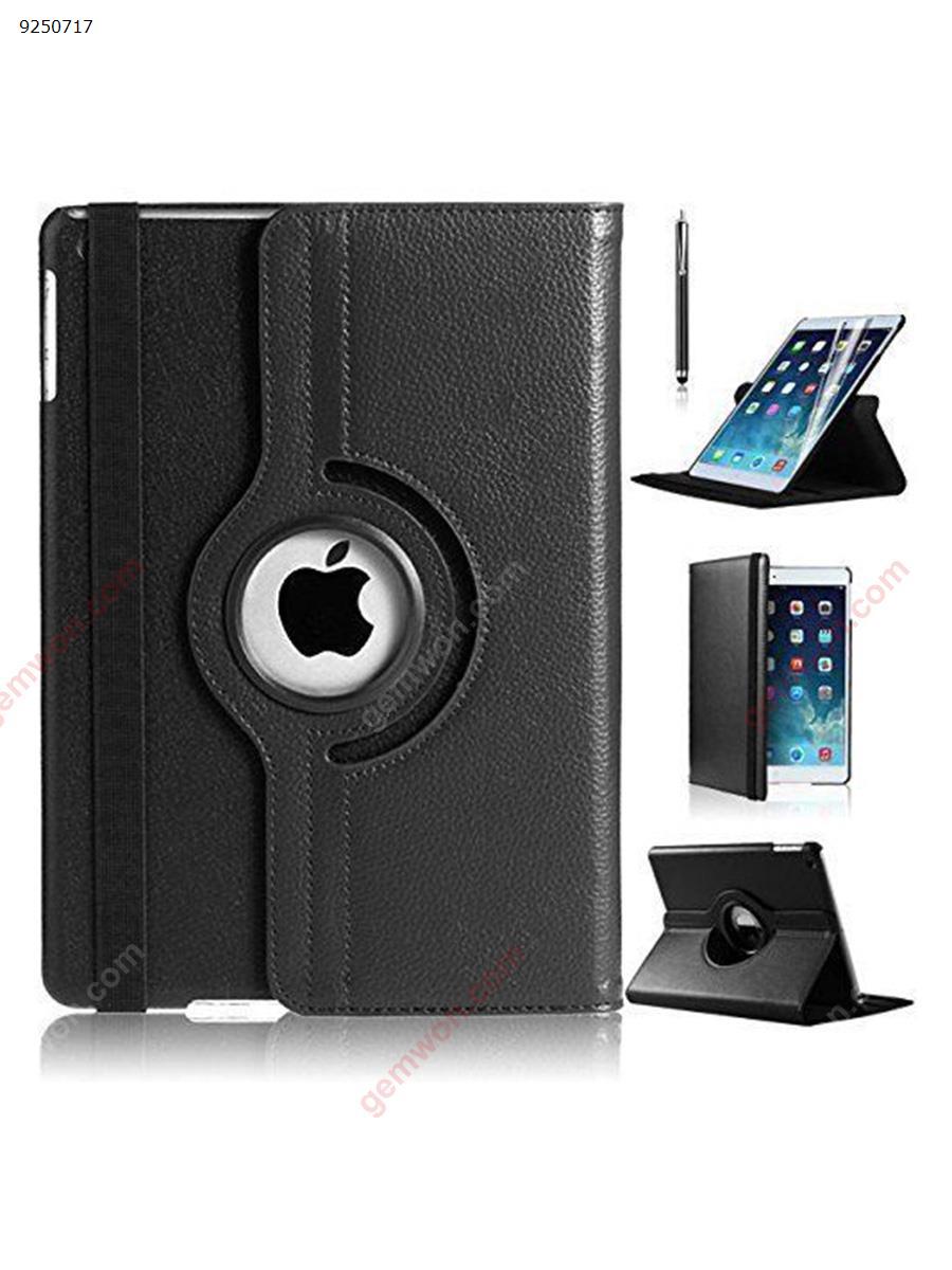 Picture of Black PU Leather 360 Degree Rotating Stand Case Cover for IPAD -2-3-4