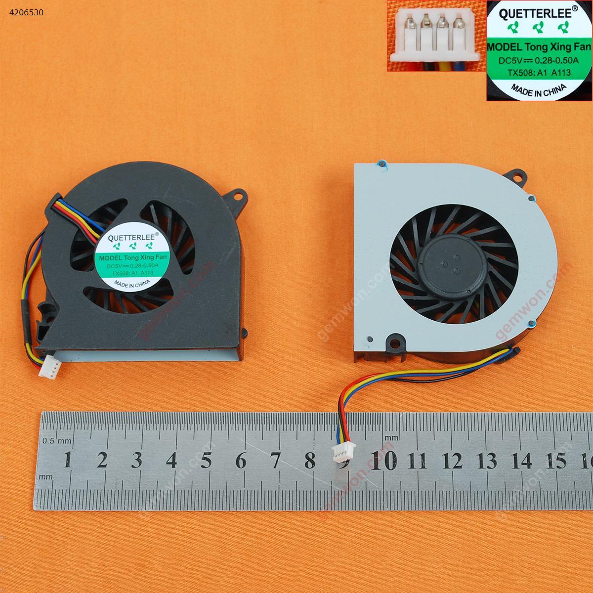Picture of New Replacement CPU Cooling Fan For HP 6530B 6535B 6730B 6735B(4 pin,OEM) DFS481305MC0T Layout
