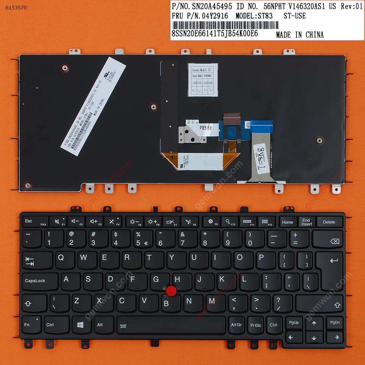 Picture of New Replacement Laptop Keyboard For Thinkpad Yoga S1 S240(Backlit,Big Enter,For Win8) UI Layout