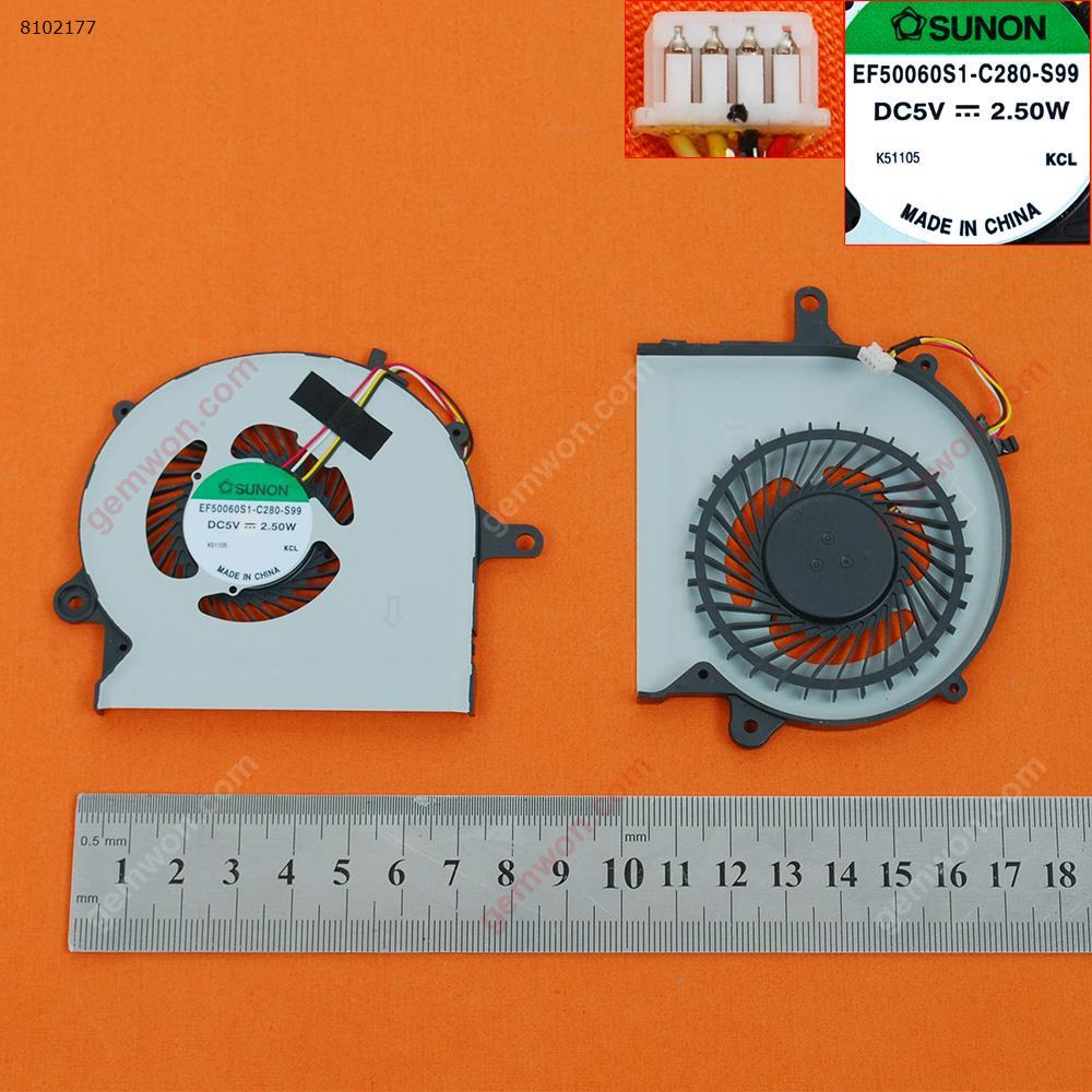 Picture of New Replacement CPU Cooling Fan For Acer R3-471T R3-471TG R3-431T(Original,Some Scratches) EF50060S1-C280-S99 Layout