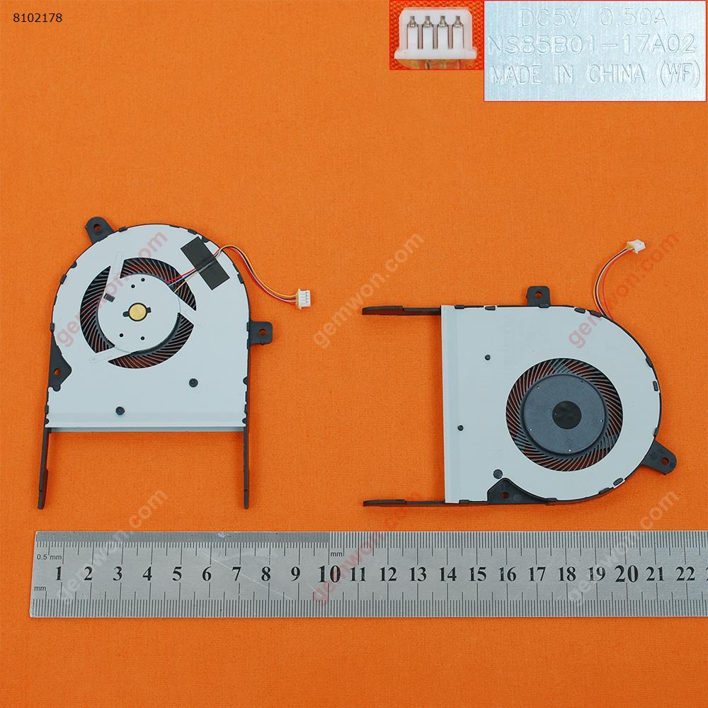 Picture of New Replacement CPU Cooling Fan For ASUS X510UQ X505BA X505BP X501UQ(Original) NS85B01-17A02 Layout