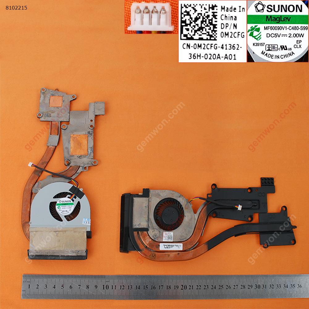 Picture of New Replacement CPU Cooling Fan For Dell Latitude E6530(Independent Graphics ,Heatsink,Pulled 80-90% New) 0M2CFG    MF60090V1-C480-S99    KSB05105HA-BH05 Layout