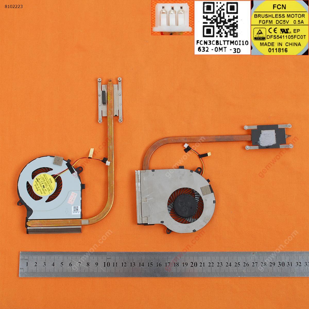 Picture of New Replacement CPU Cooling Fan For Toshiba Satellite C50-C L50-C L55-C L55 P50-C S55(Int GPU,Integrated graphics,Heatsink ) DFS541105FC0T     FGFM Layout