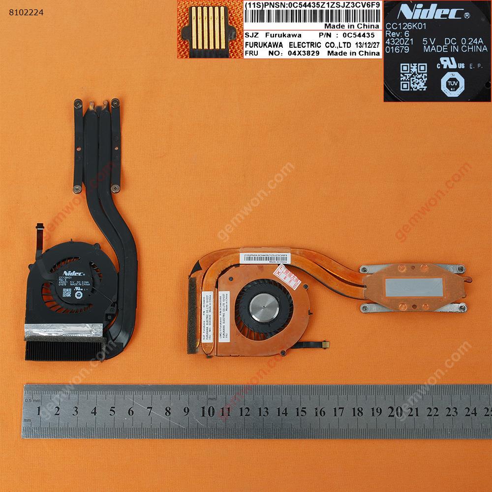 Picture of New Replacement CPU Cooling Fan For Lenovo ThinkPad X1 Carbon 00HN743(Fan + Heatsink,2014-2015 years) 00HN743    0C54435AA   0C54435    0C54435Z1ZSJZ3CV6F9 Layout