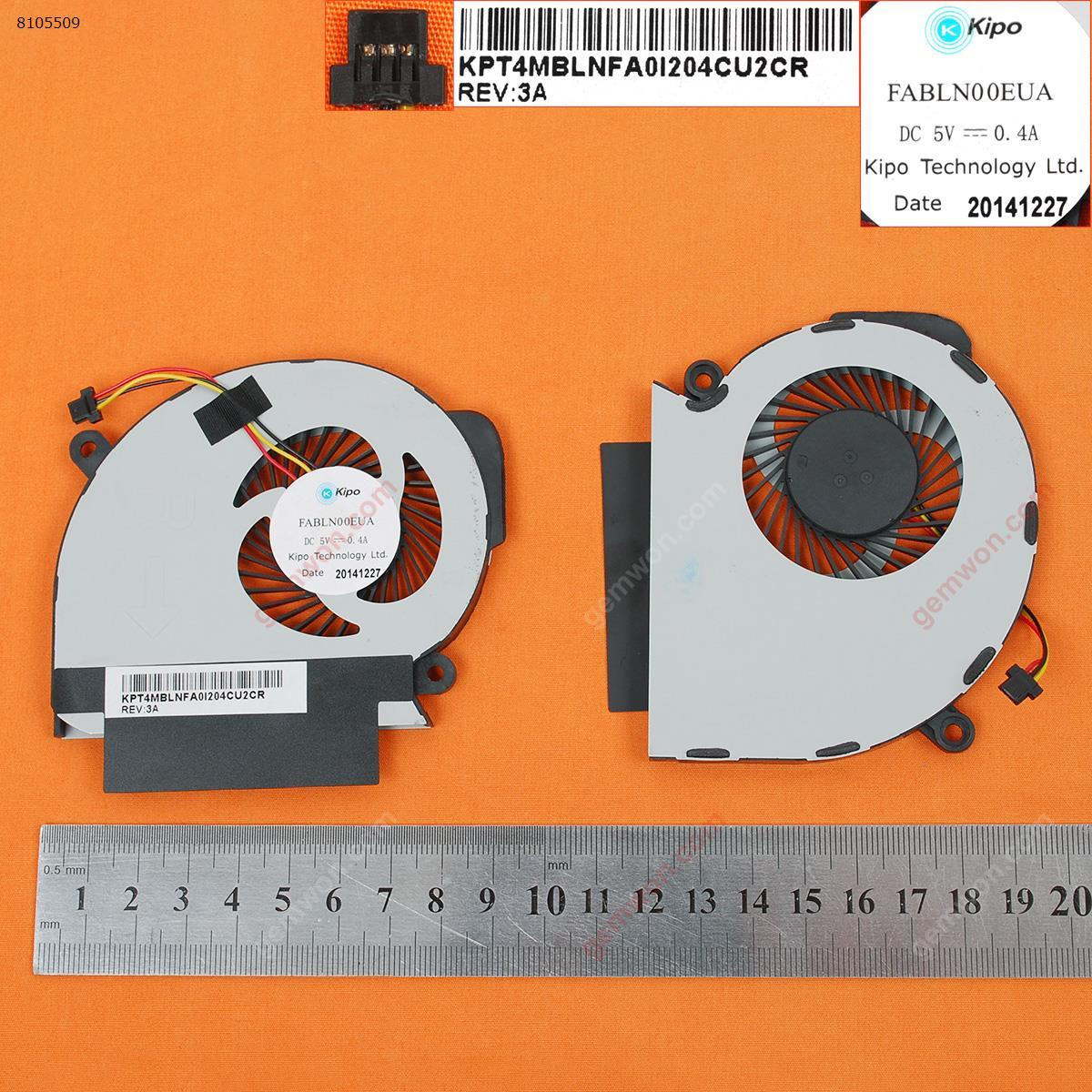 Picture of New Replacement CPU Cooling Fan For Toshiba Satellite S55T-B Series(Right,Original) FABLN00EUA Layout