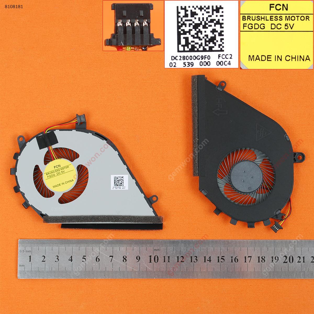 Picture of New Replacement CPU Cooling Fan For HP Envy 14-J000 14-J153CA CPU Fan(Original) DC28000G9F0   818109-001 EF75070S1-C380-S9A Layout