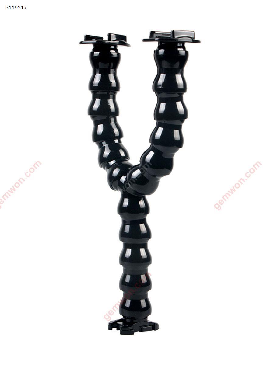 Picture of Y shark clip, strong clip/shark clip Y double flexible splint hose hero6 double-rotation tube，black