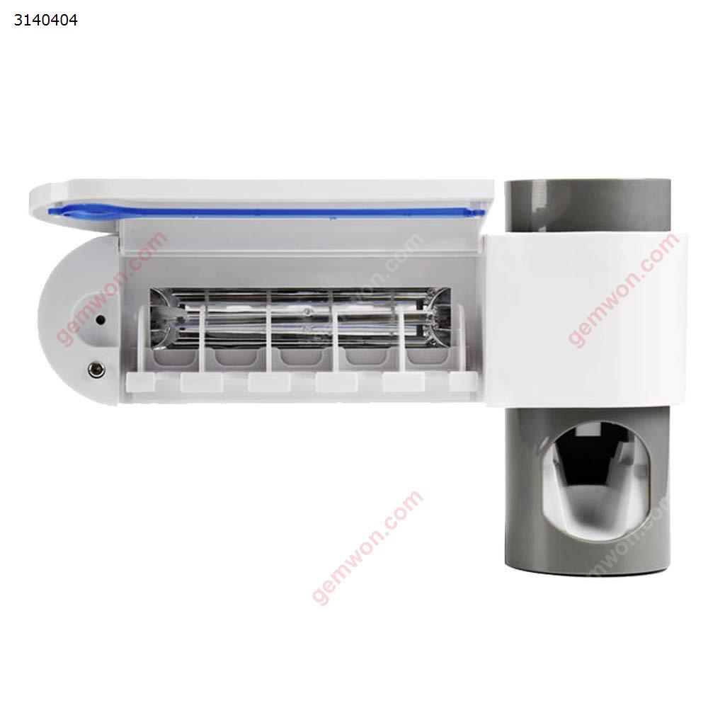 Picture of Multifunctional wall-mounted toothbrush sterilizer automatic toothpaste dispenser toothbrush storage rack usb charging