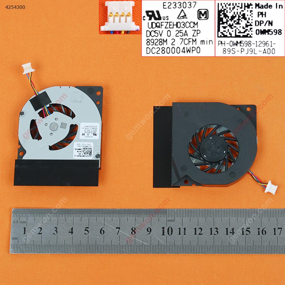 Picture of New Replacement CPU Cooling Fan For Dell Latitude E4300(Original,Some Scratches) DFS400805L10T  KSB05105HA  DC280004WP0 UDQFZEH03CCM 0WM598 Layout