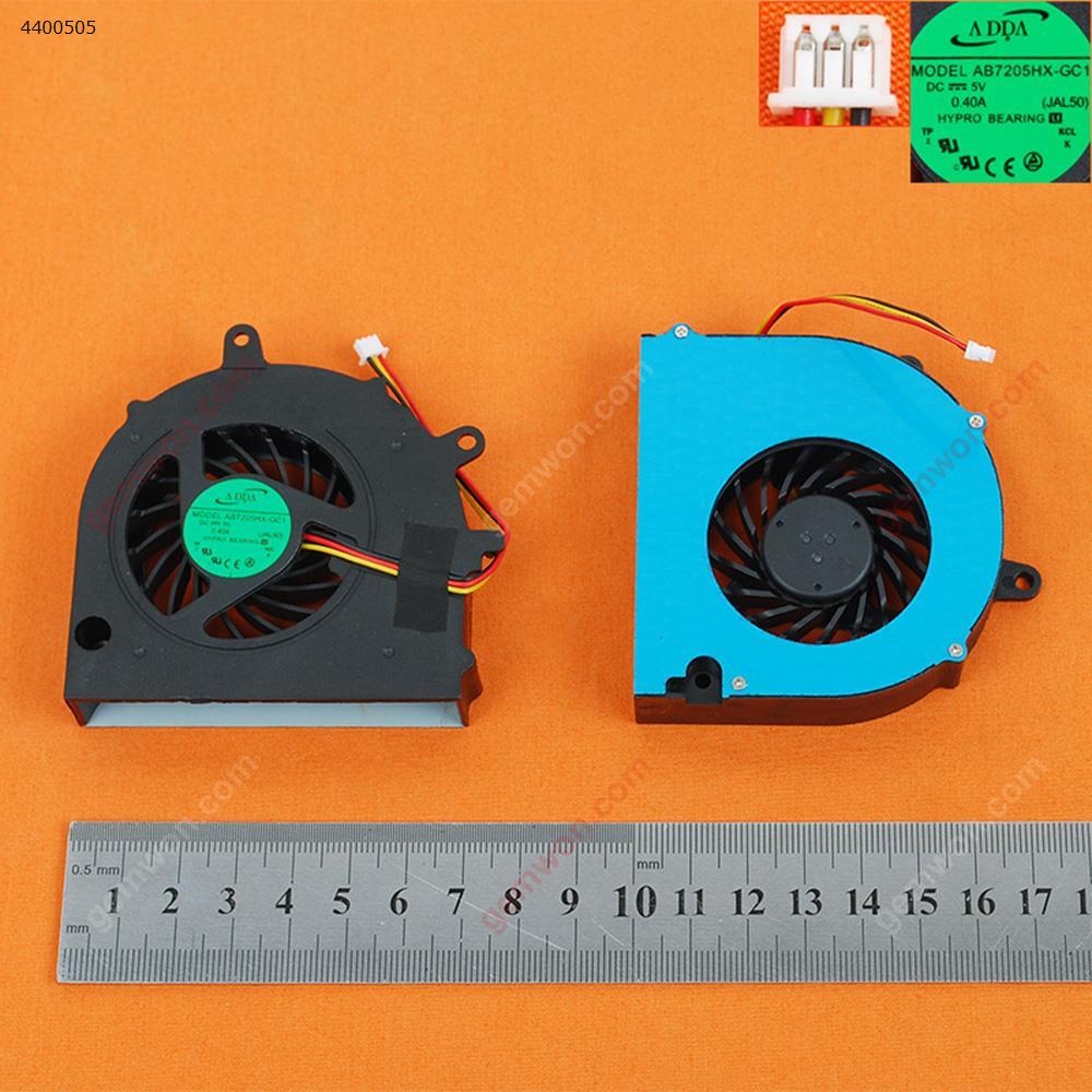Picture of New Replacement CPU Cooling Fan For TOSHIBA Satellite A500 A505(For Intel,discrete Video card,OEM) UDQFLZP01C1N   AB7005HX-SB3    AB7205HX-GC1 Layout
