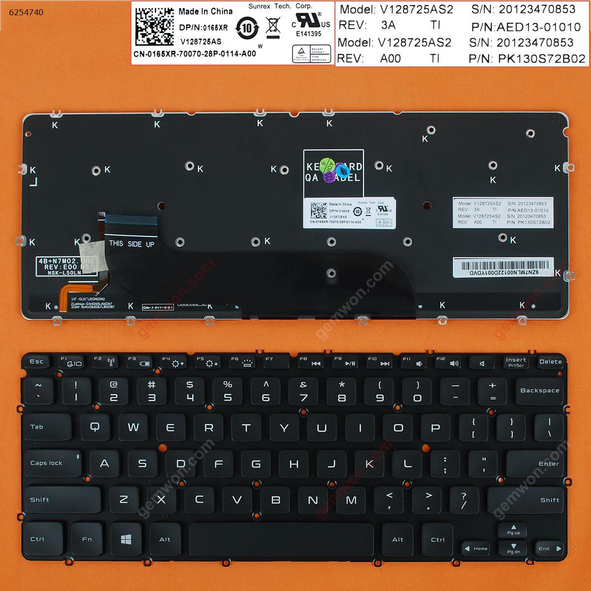 Picture of New Replacement Laptop Keyboard For Dell XPS 13 L321X 0X52TT BLACK With Backlit Board WIN8 US Layout