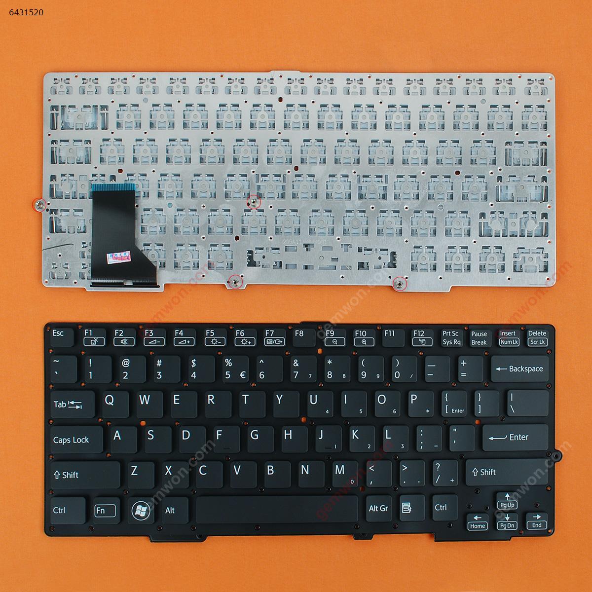 Picture of New Replacement Laptop Keyboard For SONY VAIO SVE13 SVS13 BLACK(Without FRAME) US Layout