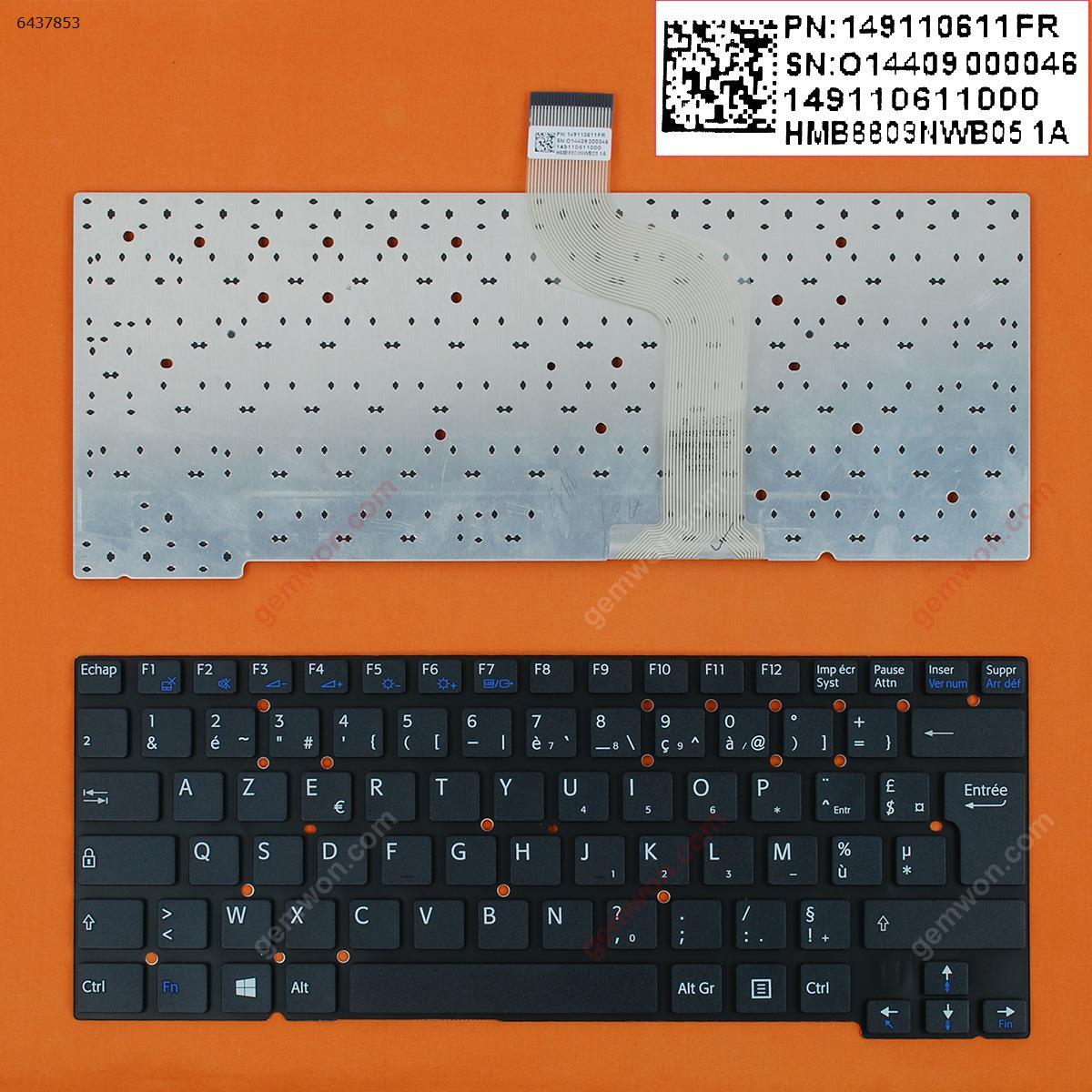 Picture of New Replacement Laptop Keyboard For SONY SVT13 BLACK(without FRAME,WIN8) FR Layout