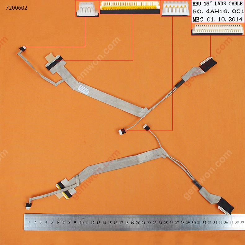Picture of New LCD Display Screen Cable Replacement  For HP COMPAQ CQ60 G60 16"(With camera connector),OEM