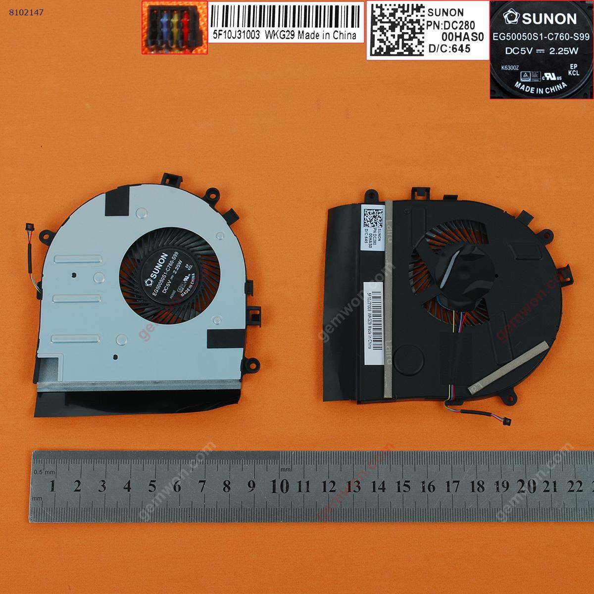 Picture of New Replacement CPU Cooling Fan For Lenovo U31-70 E31-70 E31-80 E51 500S-13ISK(Original) EG50050S1-C760-S99    DC28000HAS0 Layout