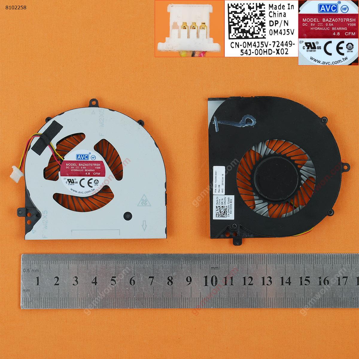 Picture of New Replacement CPU Cooling Fan For DELL Latitude 15 3570 3470(Original,Some Scratches) 0M4J5V FGM1     023·1003W`0001 Layout