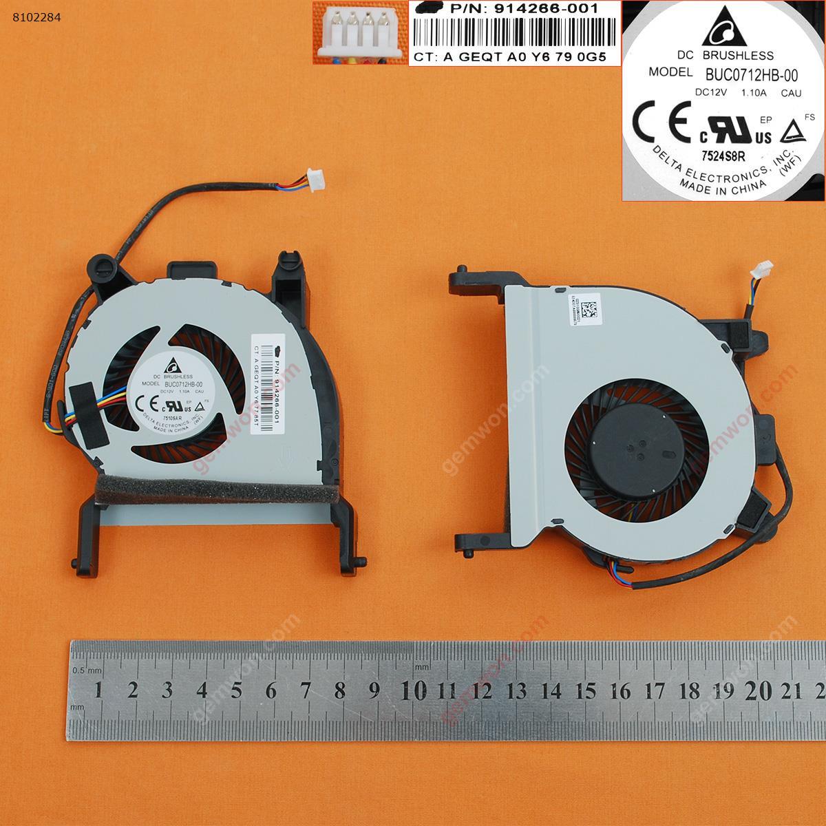 Picture of New Replacement CPU Cooling Fan For HP ProDesk 600 G3 (mini desktop)ORG BUC0712HB-00   914266-001    DFS593512MN0T Layout