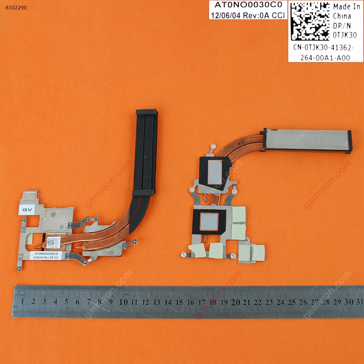 Picture of New Replacement CPU Cooling Fan For DELL XPS L521X(Only Heatsink) 0TJK30      AT0NO0030C Layout