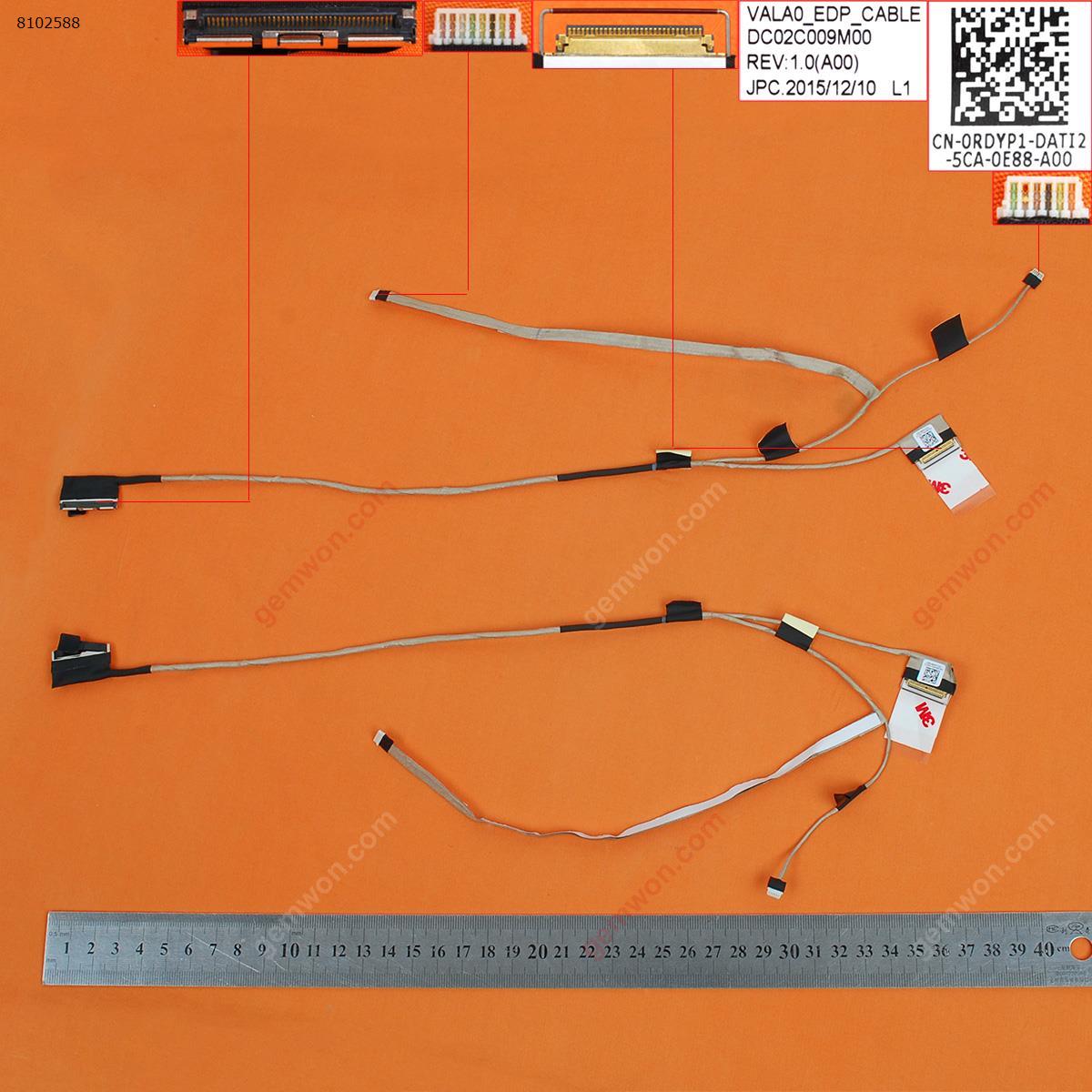 Picture of New LCD Display Screen Cable Replacement  For DELL E6540 VALA0 EDP 30PIN,ORG