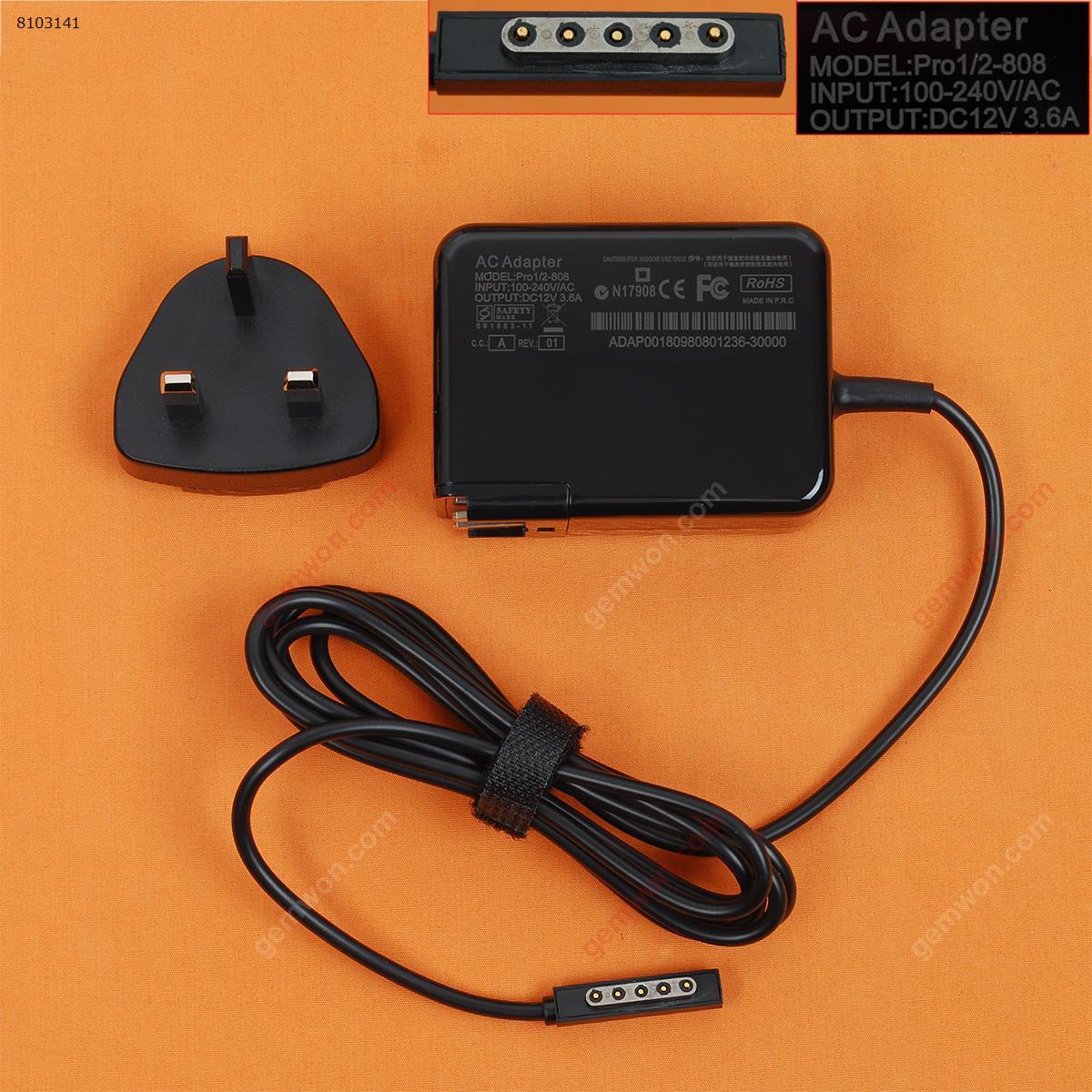 Picture of Microsoft 12V 3.6A 40W Microsoft Surface Pro1 Pro2（Wall Charger Portable Power Adapter）Plug：UK