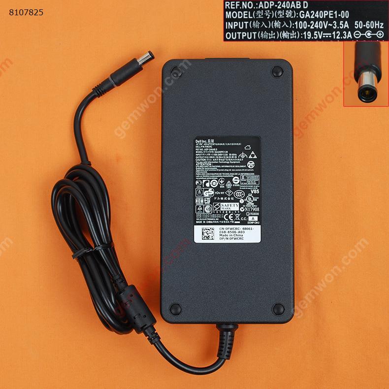 Picture of Dell 19.5V 12.3A 240W Φ7.4x5.0mm (Quality：A+)