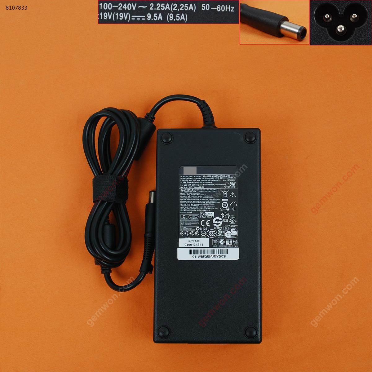Picture of HP 19.0V 9.5A 180W Φ7.4x5.0mm ( Quality : A+ ) 