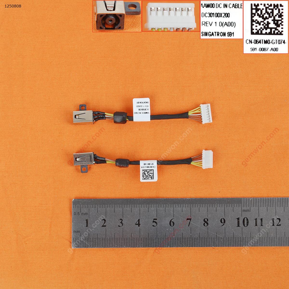 Picture of DELL M3800 XPS15 9550 DC PORT POWER JACK SOCKET CONNECTOR HARNESS WIRE(WITH CABLE)