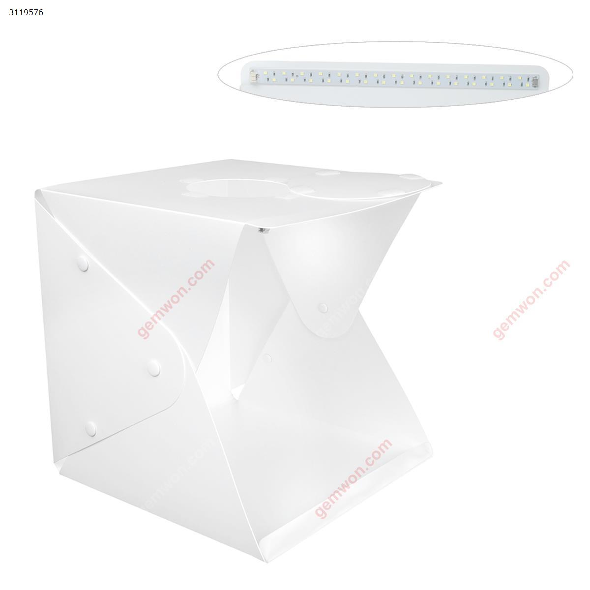 Picture of Portable Photography Studio Mini Folding Photo Light Box Studio Photo Photography Tent Kit with LED Light and Background，Medium