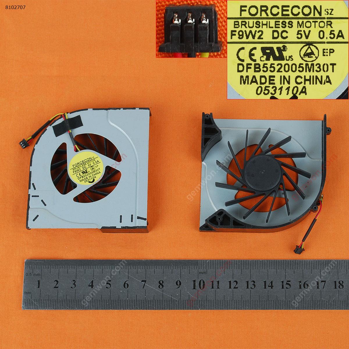 Picture of New Replacement CPU Cooling Fan For HP Envy17 Envy17-1000 Envy17-1100 CPU Fan(Original,Some Scratches) 608650-001     DFB552005M30T Layout
