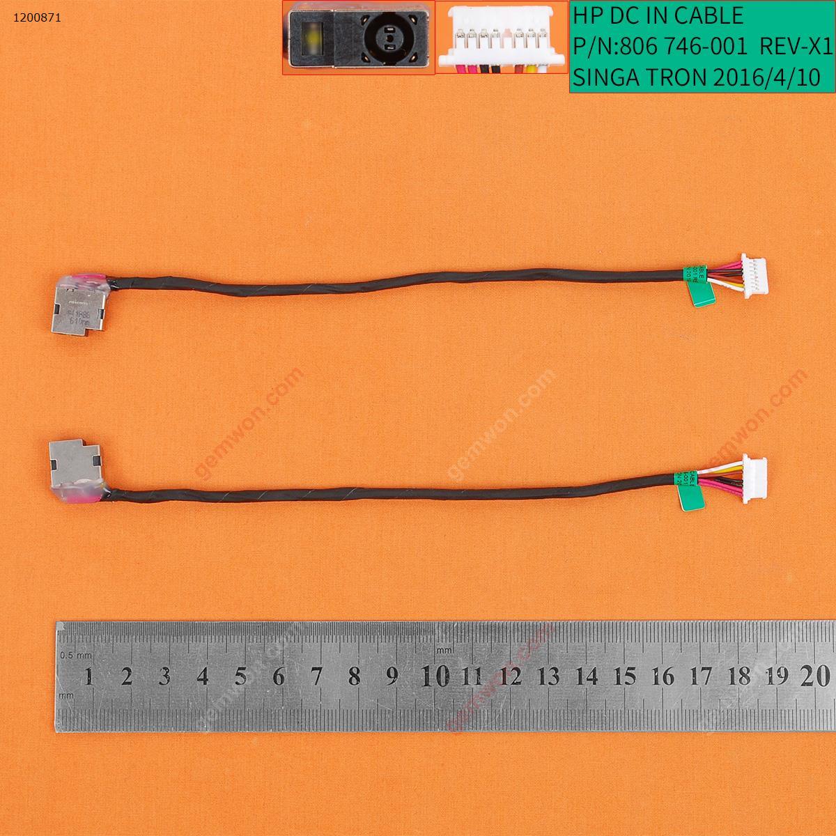Picture of DC POWER JACK HARNESS CABLE FOR HP AB（with cable）